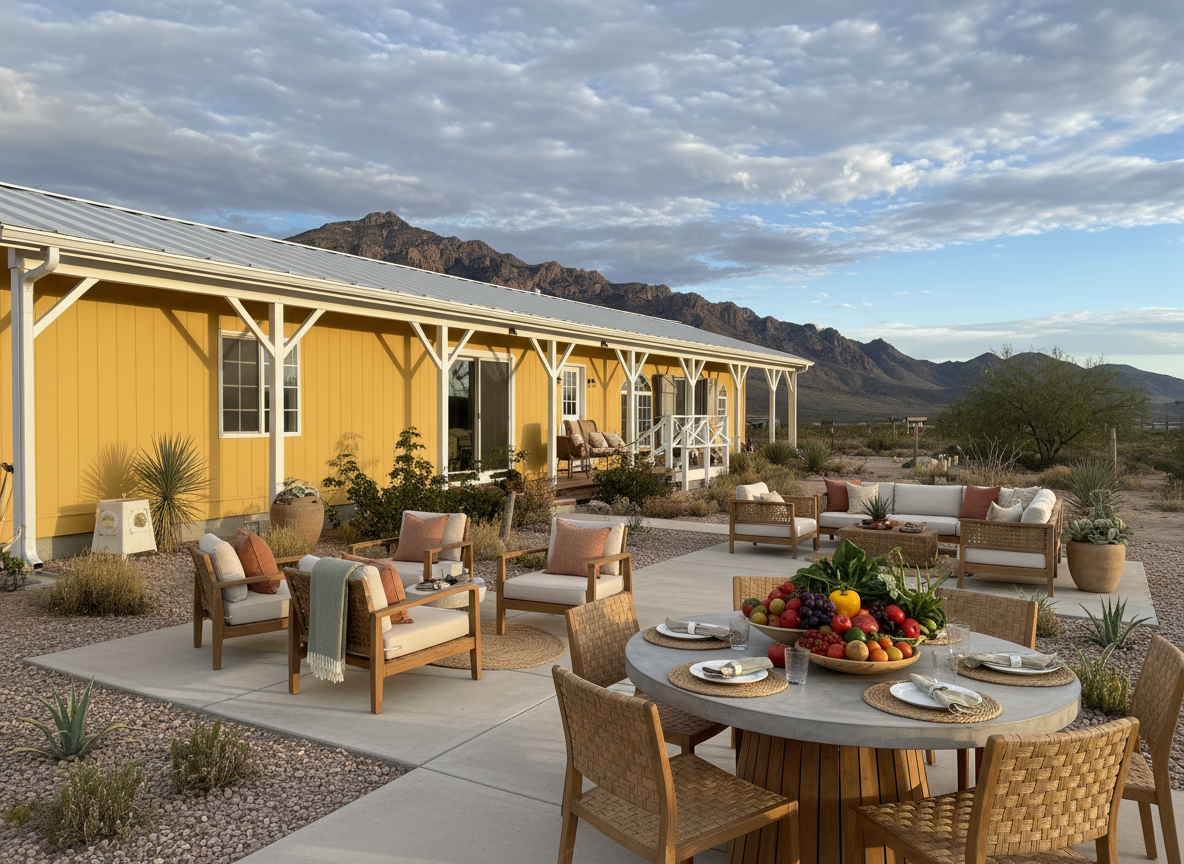 Desert Mountain Retreat - Luxury Outdoor Setting