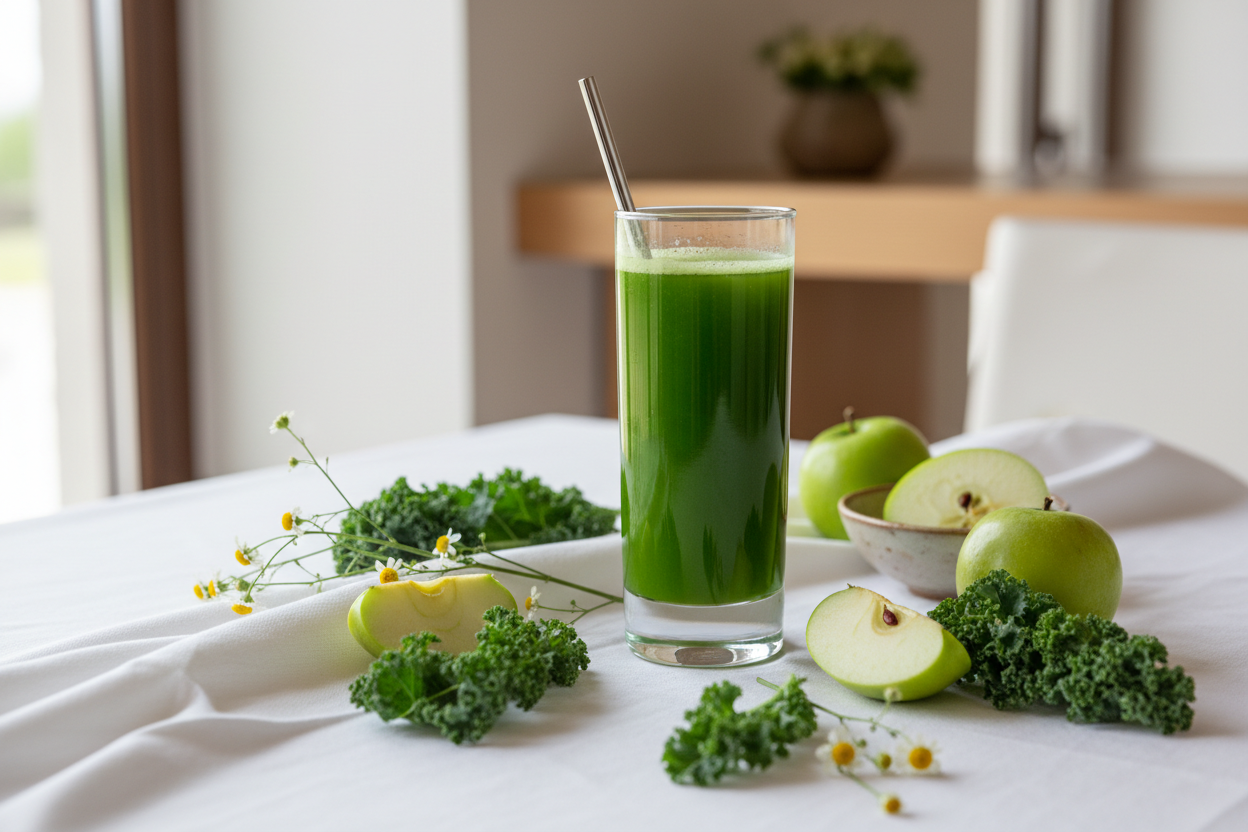 Green Kale Apple Juice