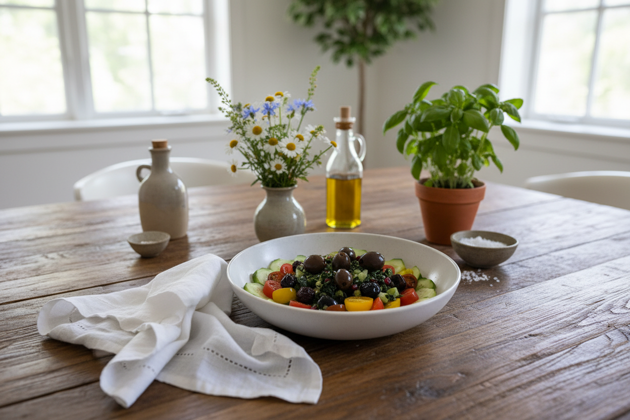 Professional Mediterranean Salad